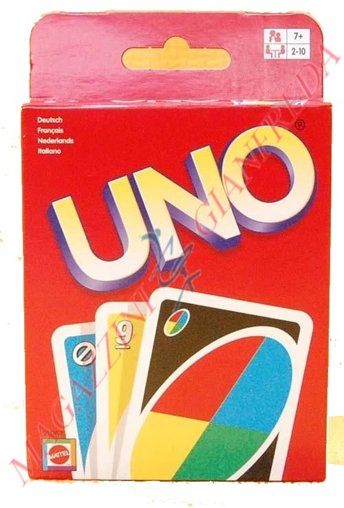 CARTE DA GIOCO UNO MODIANO MATTEL